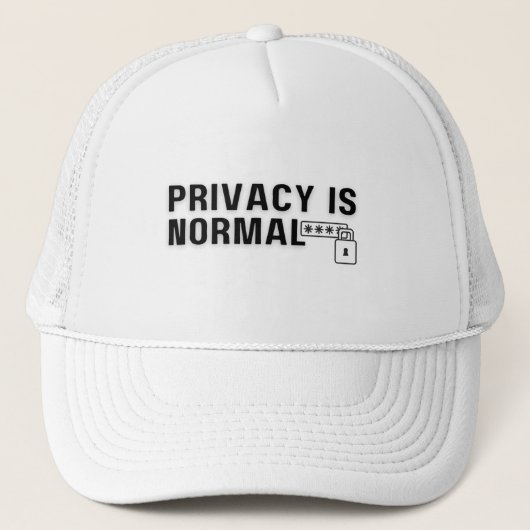 Privacy is normaal trucker pet (Voorkant)