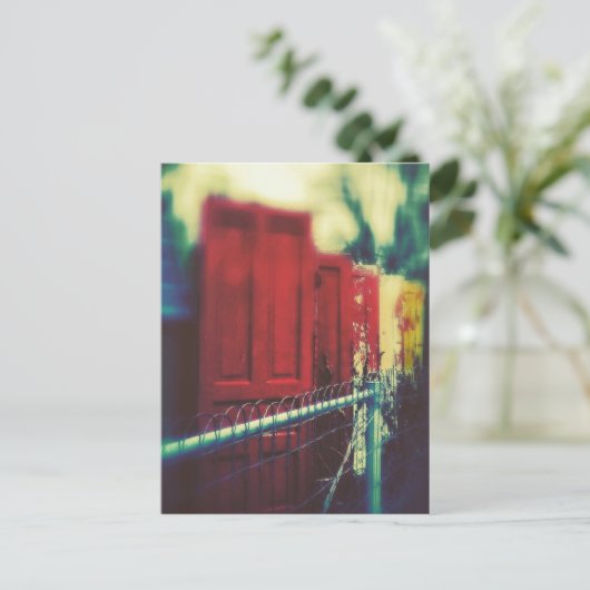 Privacydeuren Briefkaart (Staand voorkant)