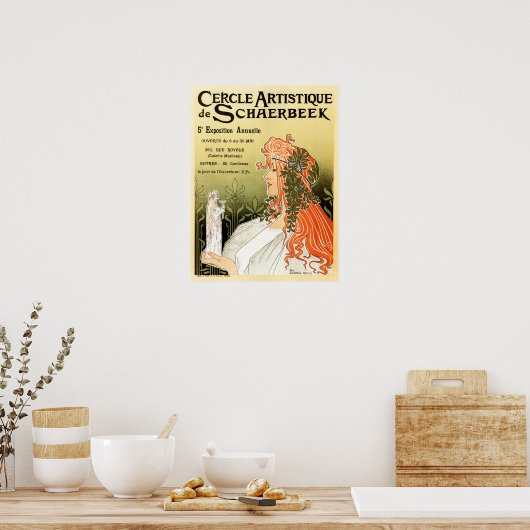 PRIVAT LIVEMONT Cercle Artistique de Schaerbeek Poster (Keuken)