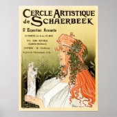 PRIVAT LIVEMONT Cercle Artistique de Schaerbeek Poster (Voorkant)