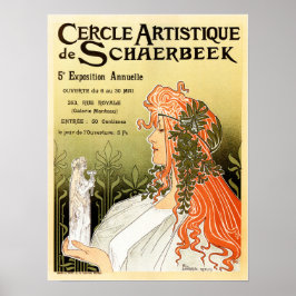 PRIVAT LIVEMONT Cercle Artistique de Schaerbeek Poster