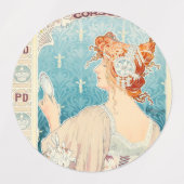 Privat Livemont - Real Manufacture of Corsets Labels (Design 1)