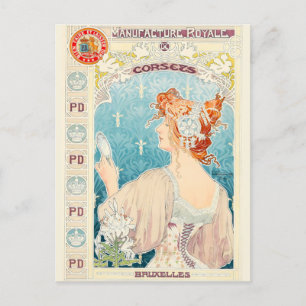 Privat Livemont - Real Manufacturer of Corsets Briefkaart