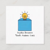 Private Academic Coach Professional Vierkante Visitekaartje (Voorkant)