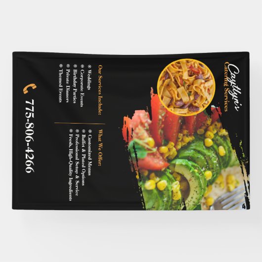Private Catering Business Custom Banner (Horizontaal)
