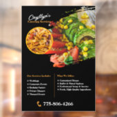 Private Catering Custom Window Cling Raamsticker (Vel 2)