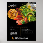 Private Catering Services Custom Poster (Voorkant)