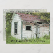 Private Change of Address Kaart - Geweldige locati (Voorkant / Achterkant)