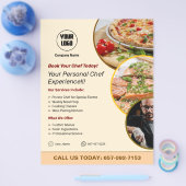 Private Chef Services Custom Flyer (Enkel)