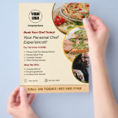 Private Chef Services Custom Flyer (Hand)