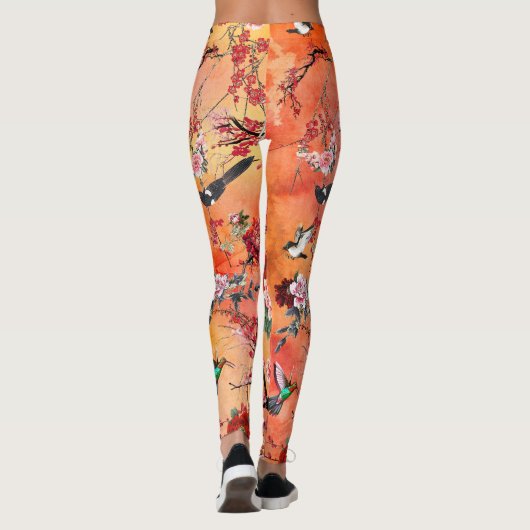 Private Chinese Garden (II) Leggings (Achterkant)