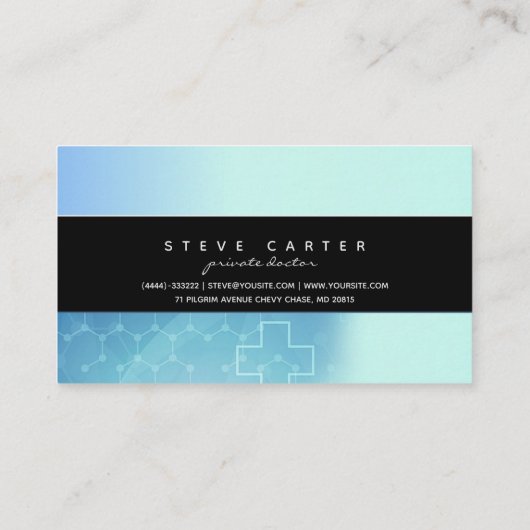 Private Doctor Klinisch Visitekaartje (Achterkant)