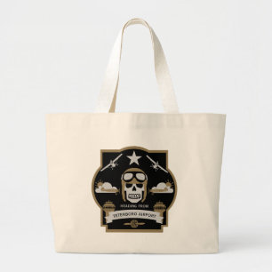 Private en commerciële piloot gift grote tote bag
