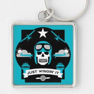 Private en commerciële piloot gift sleutelhanger