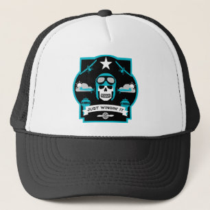 Private en commerciële piloot gift trucker pet