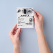 Private Eye Design, privédetective Investigator Flyer (Hand)