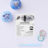 Private Eye Design, privédetective Investigator Flyer (Enkel)