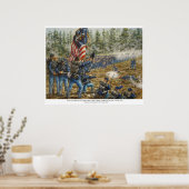 Private Ford pakt de 61e PVI bij Fair Oaks aan Poster (Keuken)