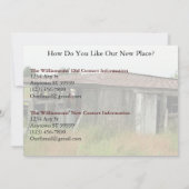 Private Fun Change of Address Kaart: Gratis Toeste Aankondiging (Achterkant)