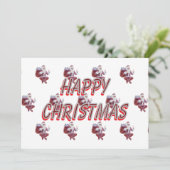 Private greeting with my friend,mum or anyone  feestdagenkaart (Staand voorkant)