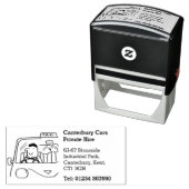 Private Hire Taxi Diensten Zakelijk Zelfinktende Stempel (In situ)