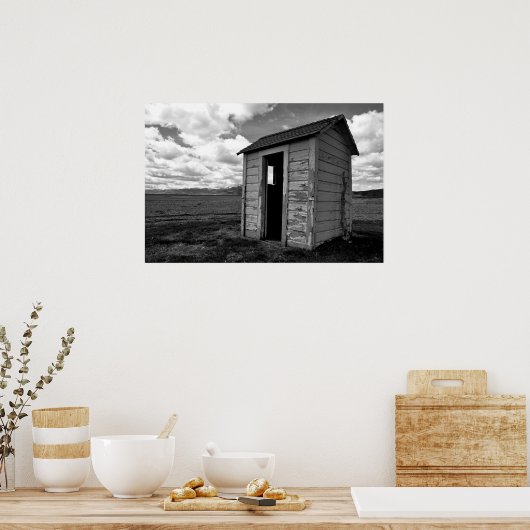 Private Idaho Outhouse Poster (Keuken)