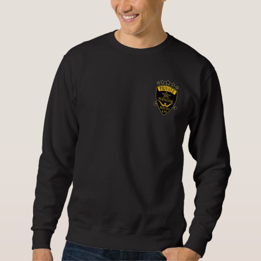 Private Investigator Sweatshirt (Voorkant)