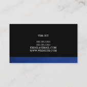 Private Jet Plane Pilot Sale Visitekaartje (Achterkant)