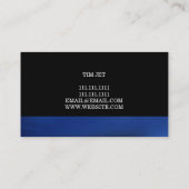 Private Jet Plane Pilot Sale Visitekaartje (Achterkant)