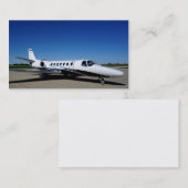 Private Jet Visitekaartje (Voorkant / Achterkant)