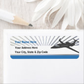 Private Jet Vliegtuig Etiket (Insitu)