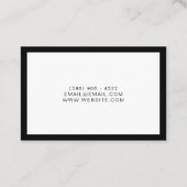 Private Nurse Caregiver Health Visitekaartje (Achterkant)