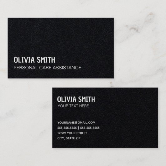 Private Nurse Home Gezondheidspremie Visitekaartje (Voorkant / Achterkant)