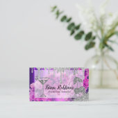 Private Party Bartender Bar Catering Drinken Visitekaartje (Staand voorkant)