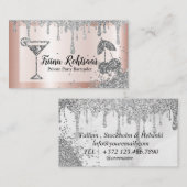 Private Party Bartender Bar Catering Drinken Visitekaartje (Voorkant / Achterkant)