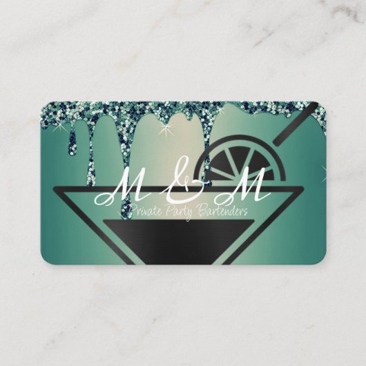 Private Party Bartender voor uw speciale evenement Visitekaartje (Voorkant)