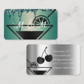 Private Party Bartender voor uw speciale evenement Visitekaartje (Voorkant / Achterkant)