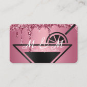 Private Party Bartender voor uw speciale evenement Visitekaartje (Voorkant)