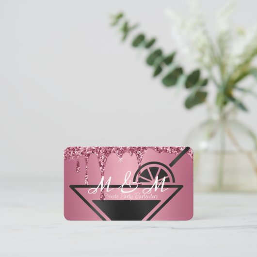 Private Party Bartender voor uw speciale evenement Visitekaartje (Staand voorkant)