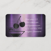 Private Party Bartender voor uw speciale evenement Visitekaartje (Achterkant)