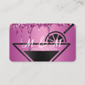 Private Party Bartender voor uw speciale evenement Visitekaartje (Voorkant)