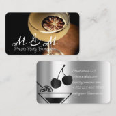 Private Party Bartender voor uw speciale evenement Visitekaartje (Voorkant / Achterkant)