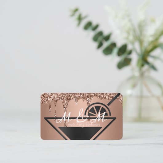 Private Party Bartender voor uw speciale evenement Visitekaartje (Staand voorkant)