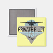 Private Pilot Club Magneet (Voorkant / Achterkant)