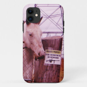 Private Property lavender Horse iPhone 11 Hoesje