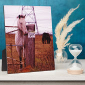 Private Property lavender Horse Fotoplaat (Zijkant)