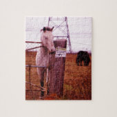 Private Property lavender Horse Legpuzzel (Verticaal)