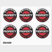 Private Property Sticker (Vel)