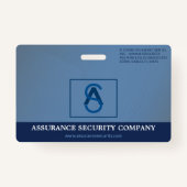 Private Security Officer Foto-ID-badge Badge (Achterkant)