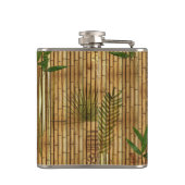 Private Tiki Bar met Jouw naam erop Heupfles (Achterkant)